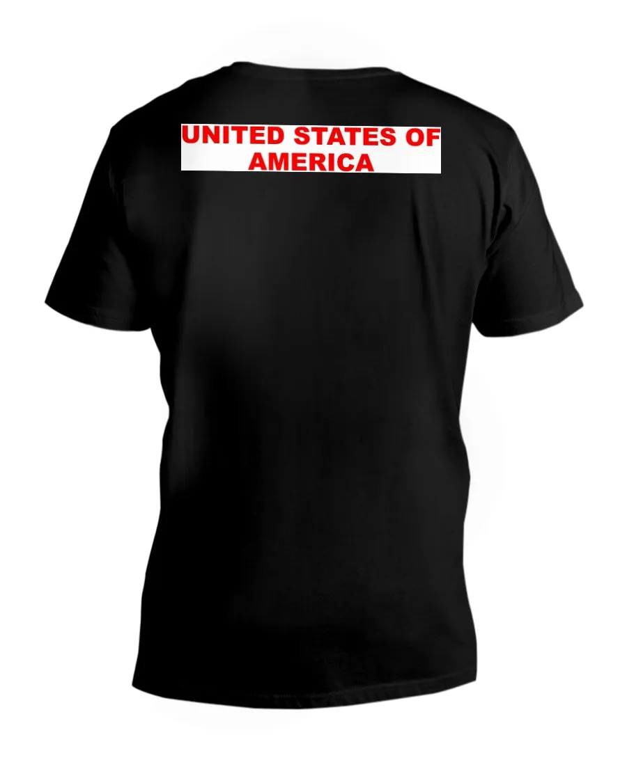 American Flag  V-Neck T-Shirt