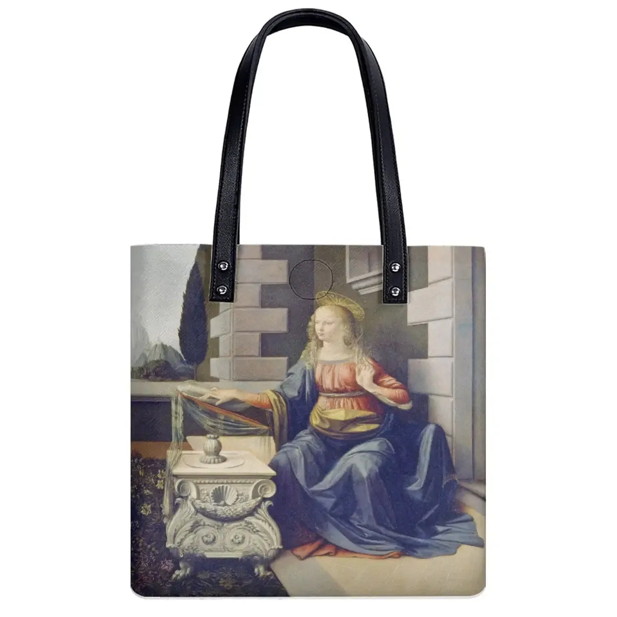 Annunciation by Leonardo da Vinci Shoulder Bag