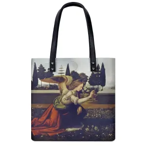 Annunciation by Leonardo da Vinci Shoulder Bag