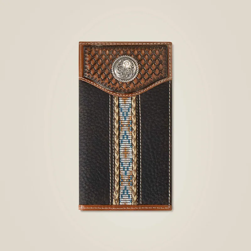 Ariat Braided Trim Rodeo Wallet