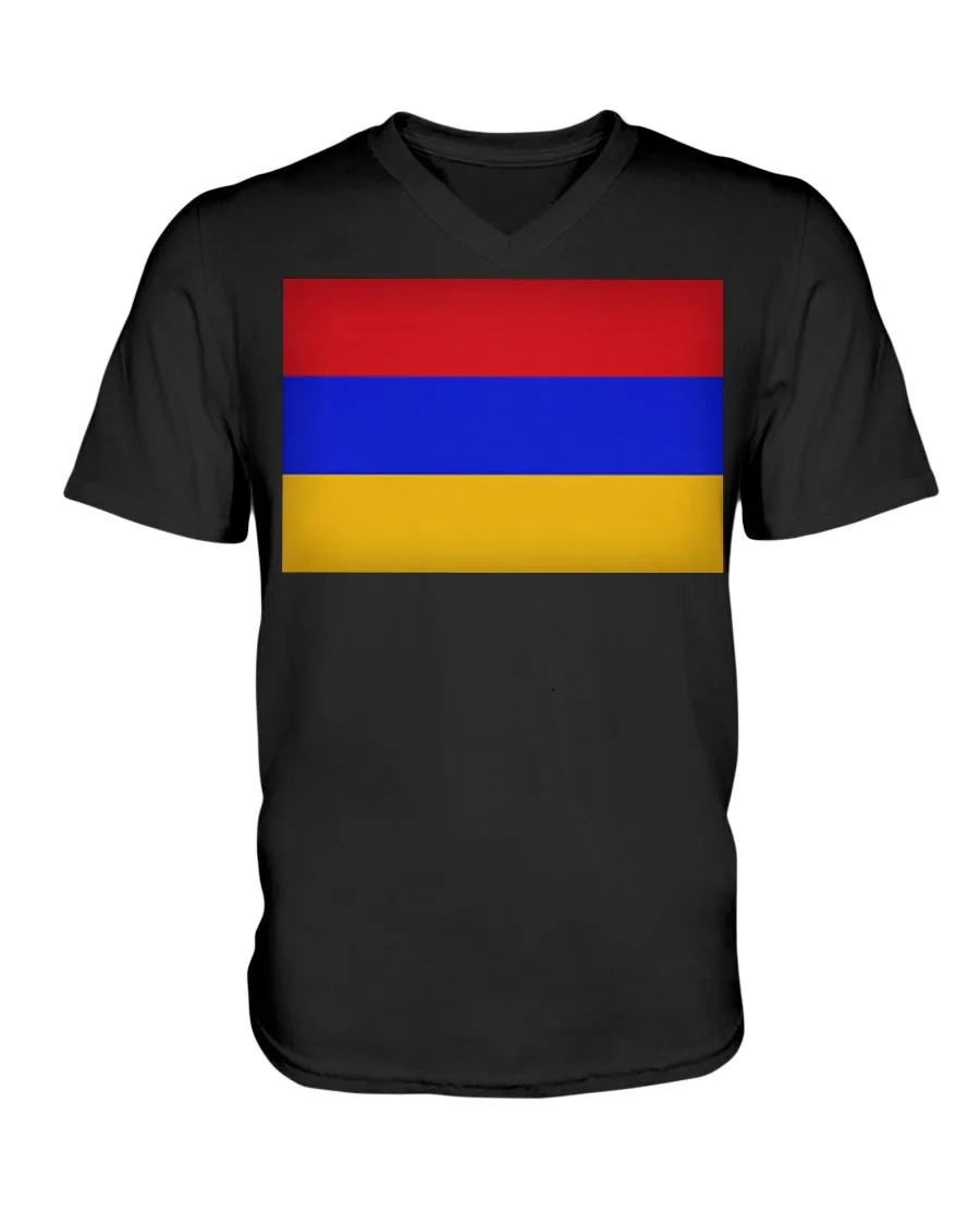 Armenian Flag  V-Neck T-Shirt