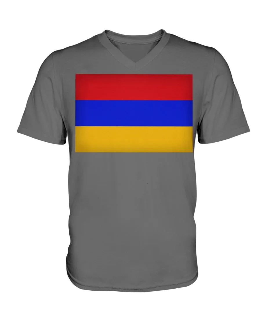 Armenian Flag  V-Neck T-Shirt