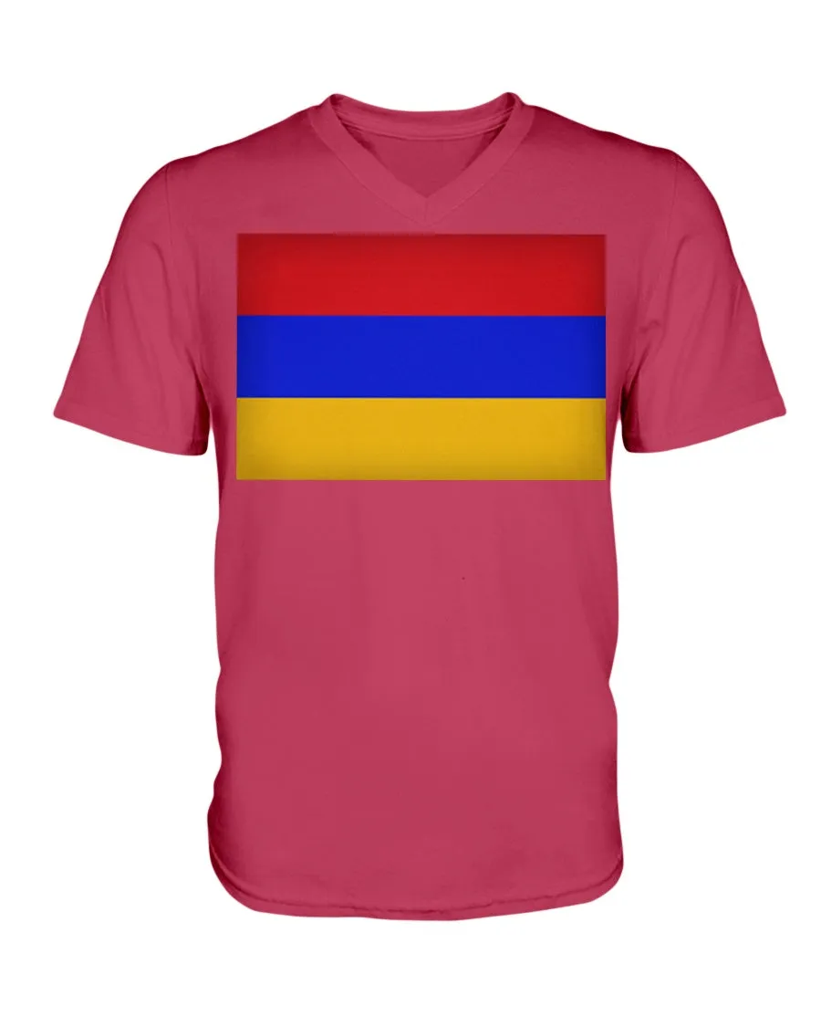 Armenian Flag  V-Neck T-Shirt