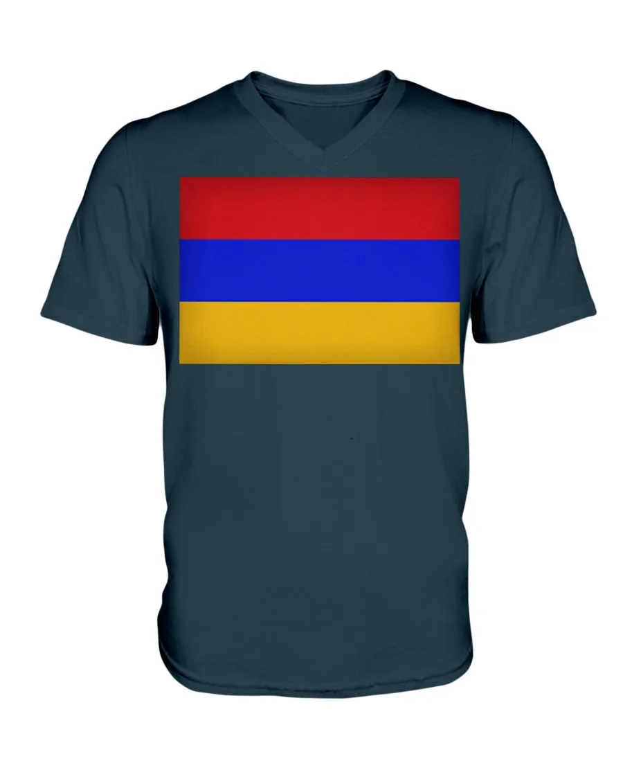 Armenian Flag  V-Neck T-Shirt