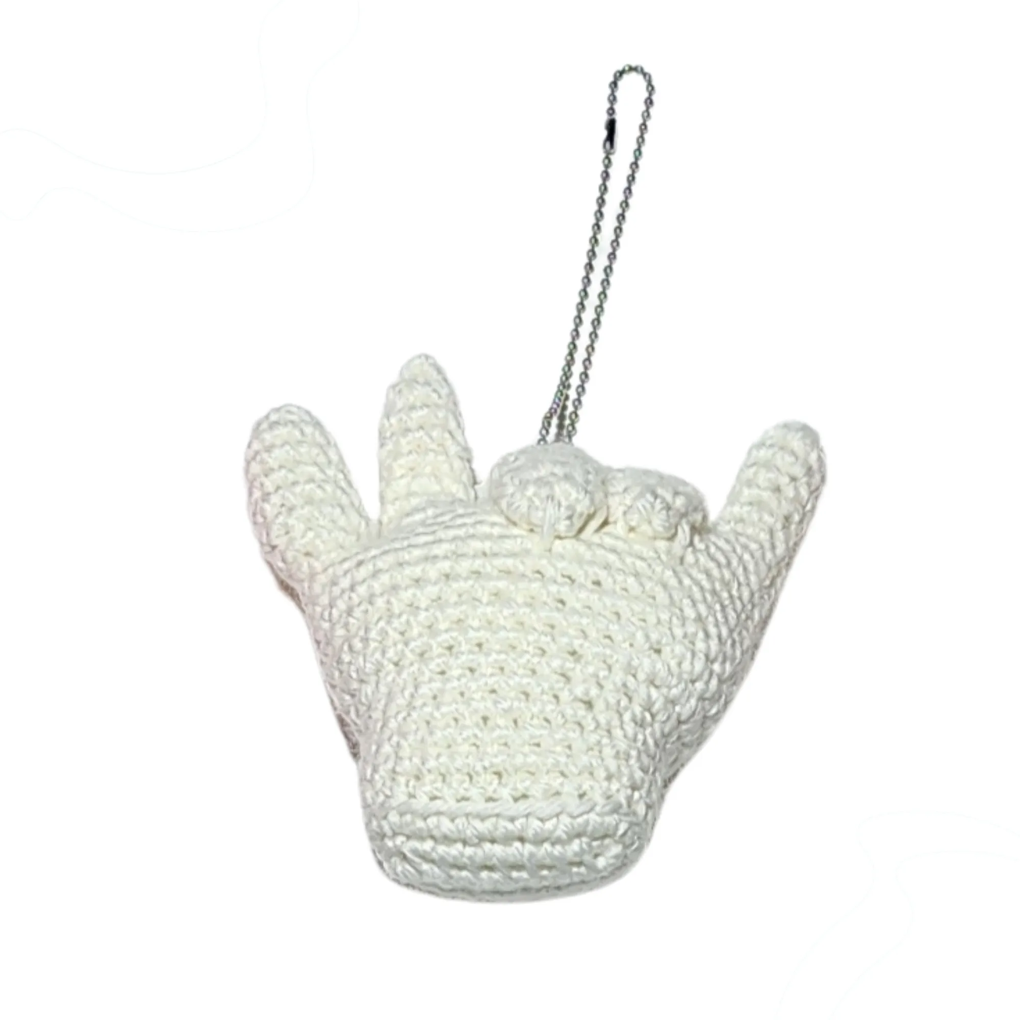 ASL I Love You Keychain Crochet Pattern