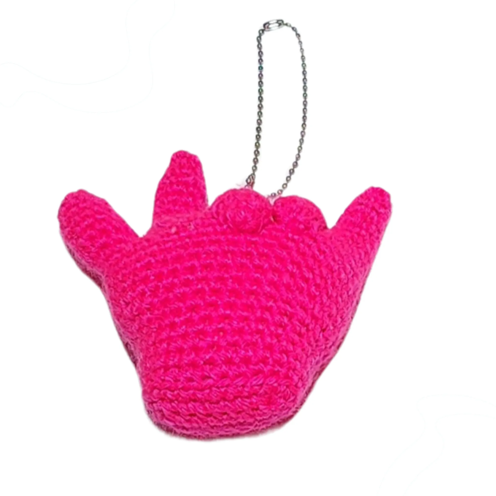 ASL I Love You Keychain Crochet Pattern