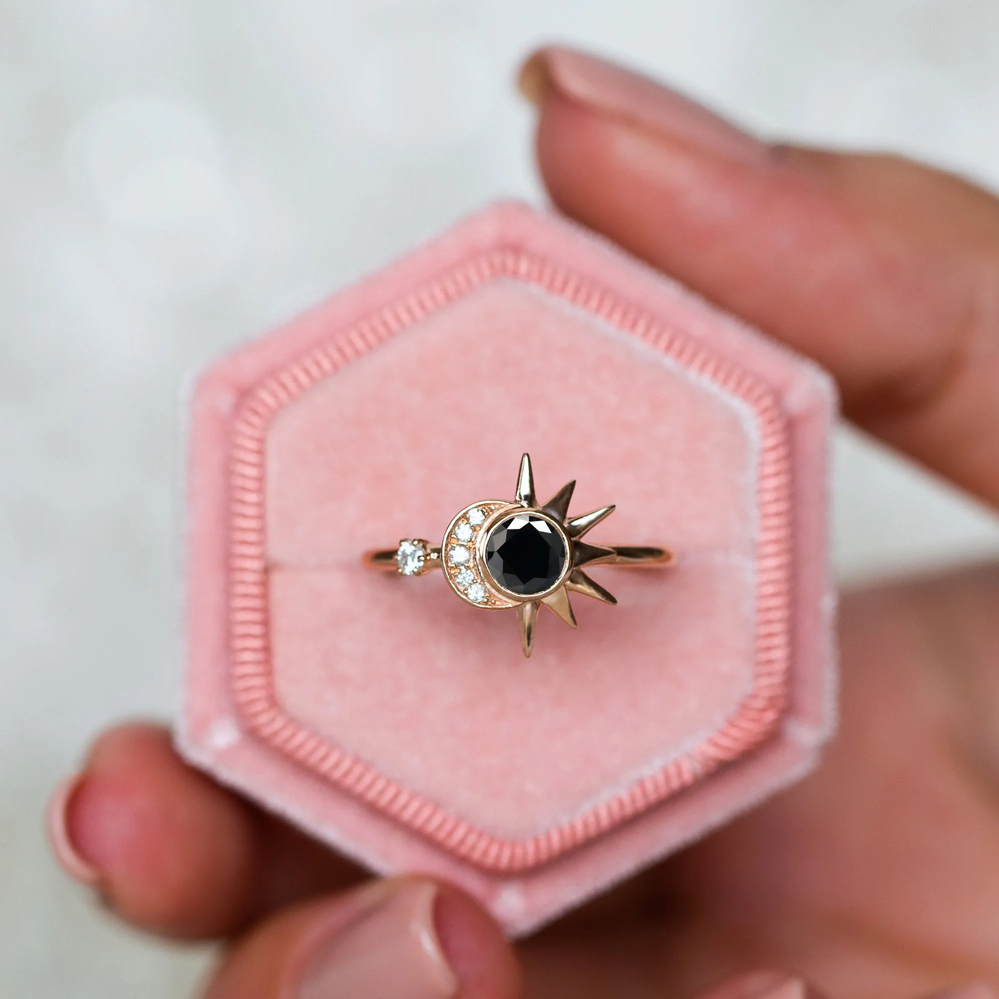Aurora | Black Diamond Ring