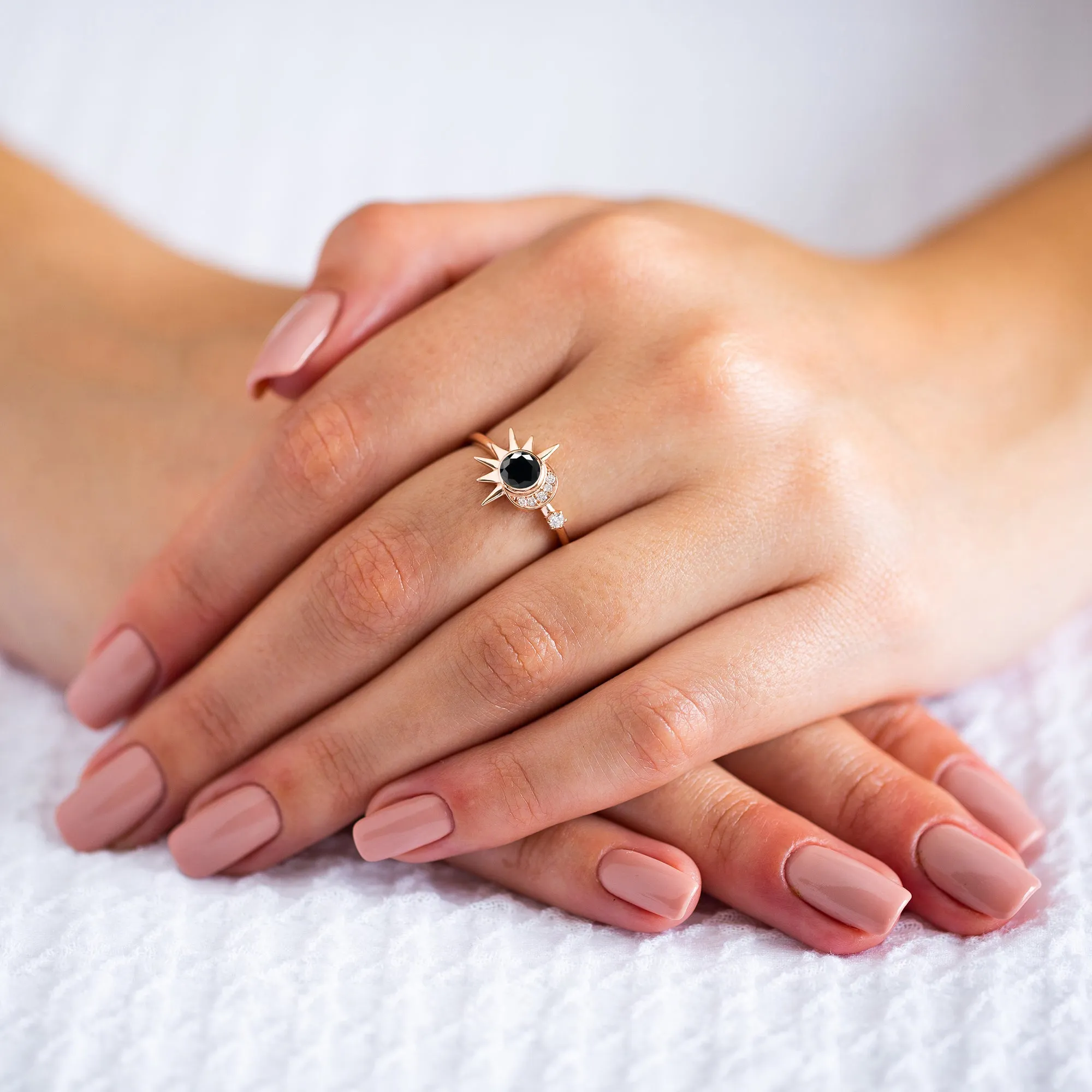 Aurora | Black Diamond Ring