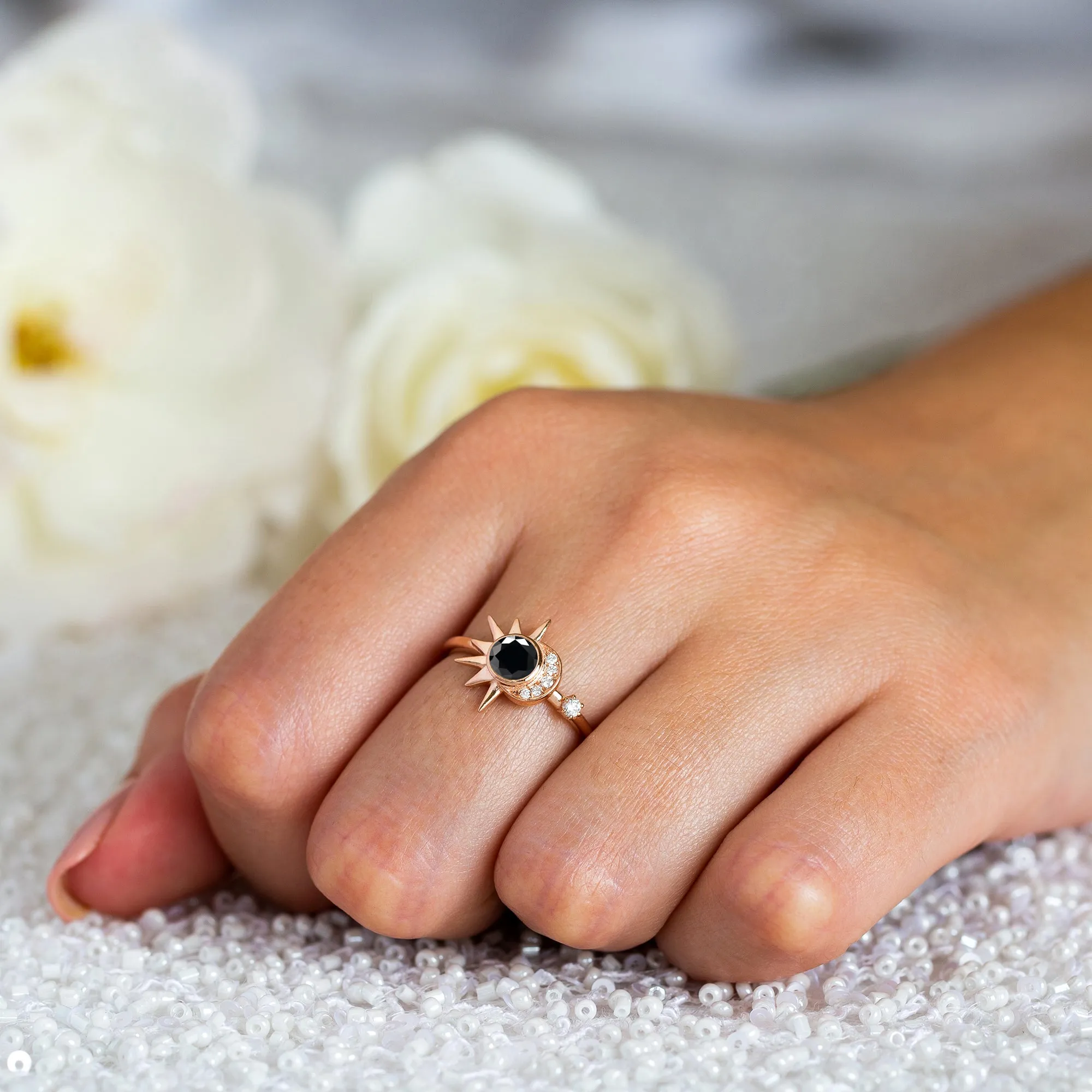 Aurora | Black Diamond Ring