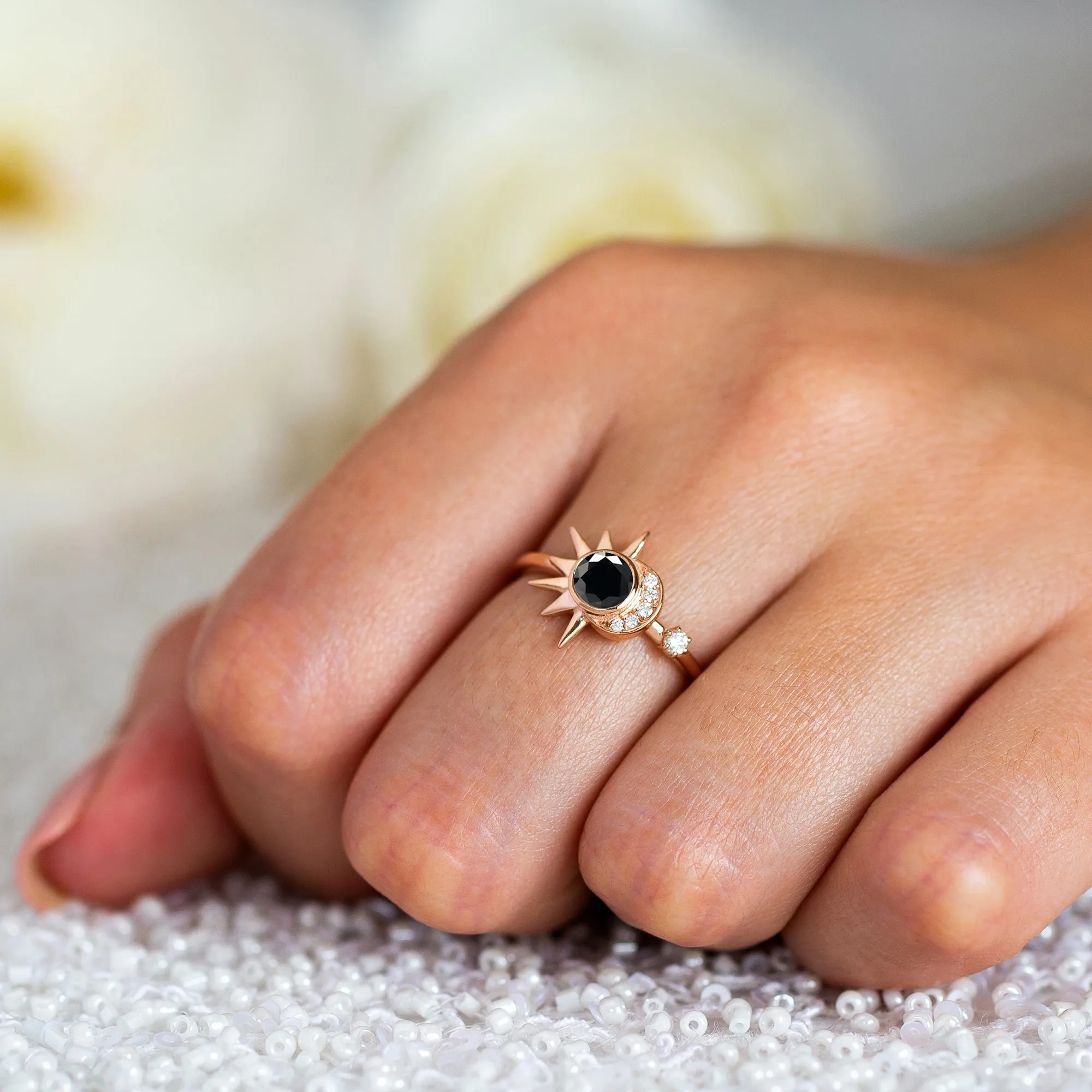 Aurora | Black Diamond Ring