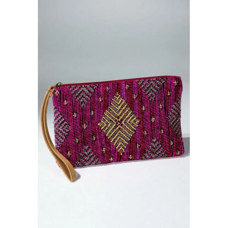 Aurora Handmade Pattern Clutch