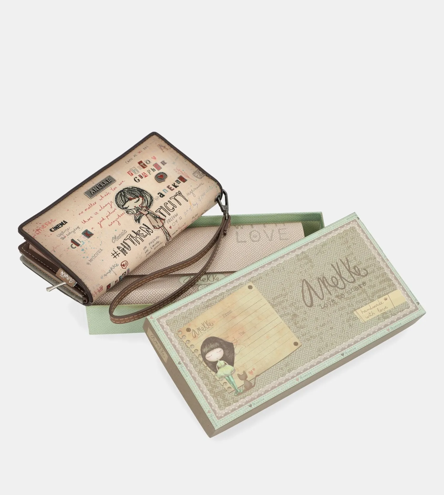 Authenticity large flexible wallet
