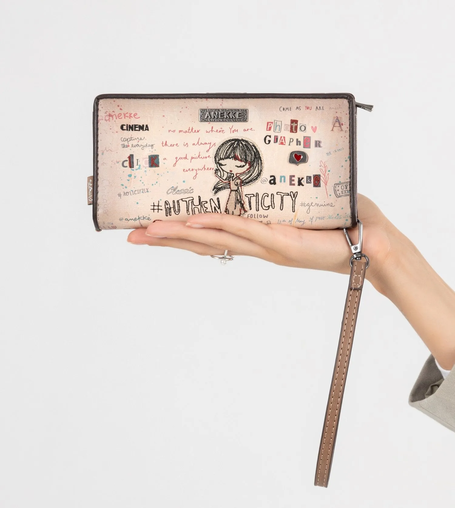 Authenticity large flexible wallet