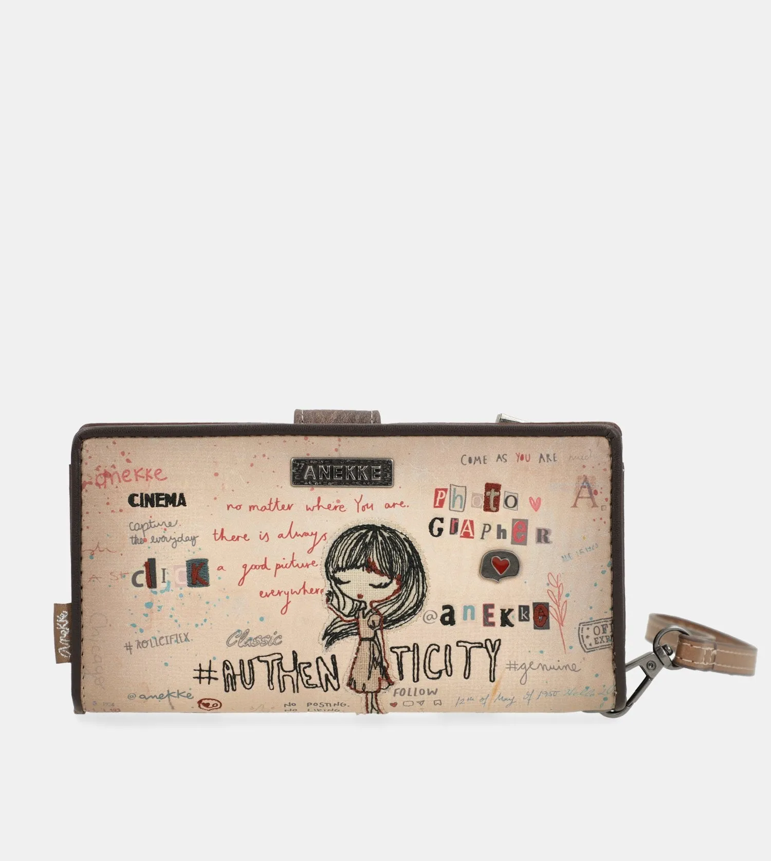 Authenticity large flexible wallet