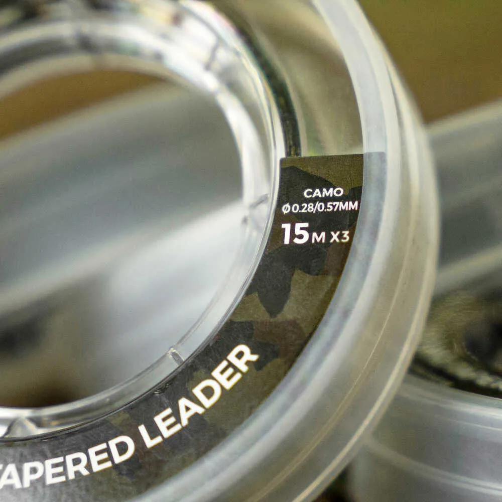 Avid Carp Outline Camo Tapered Leader