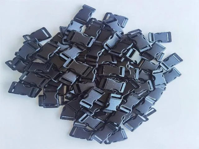 Backpack Buckle - Black 25mm