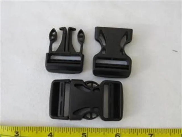Backpack Buckle - Black 25mm