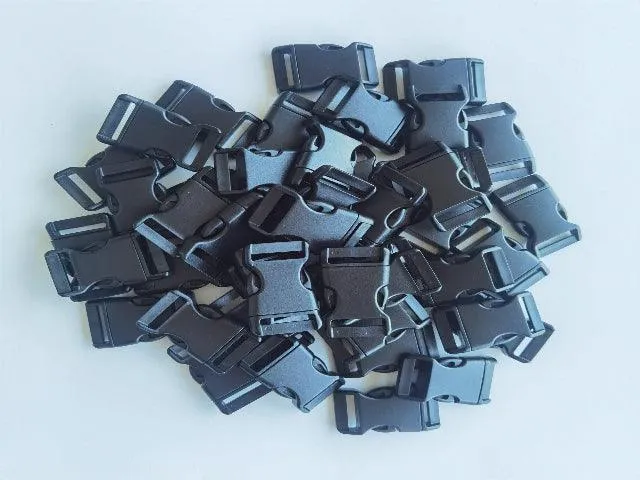 Backpack Buckle - Black 25mm