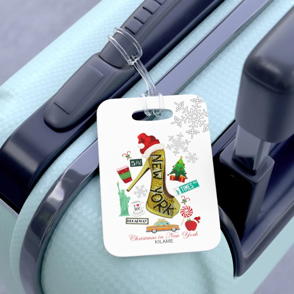 Bag Tag 'Christmas in New York'