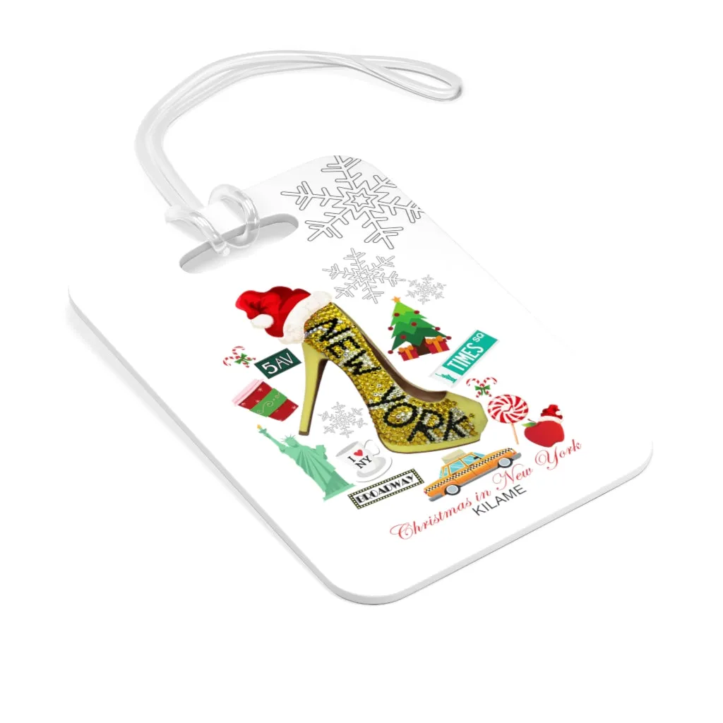 Bag Tag 'Christmas in New York'