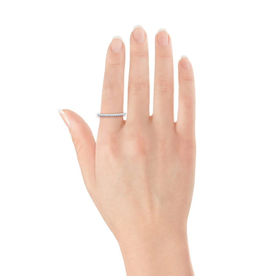 Bague baila or blanc 18 carats