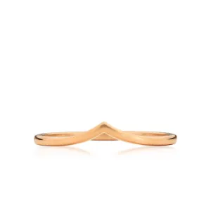 Bague sansa en or rose 18 carats