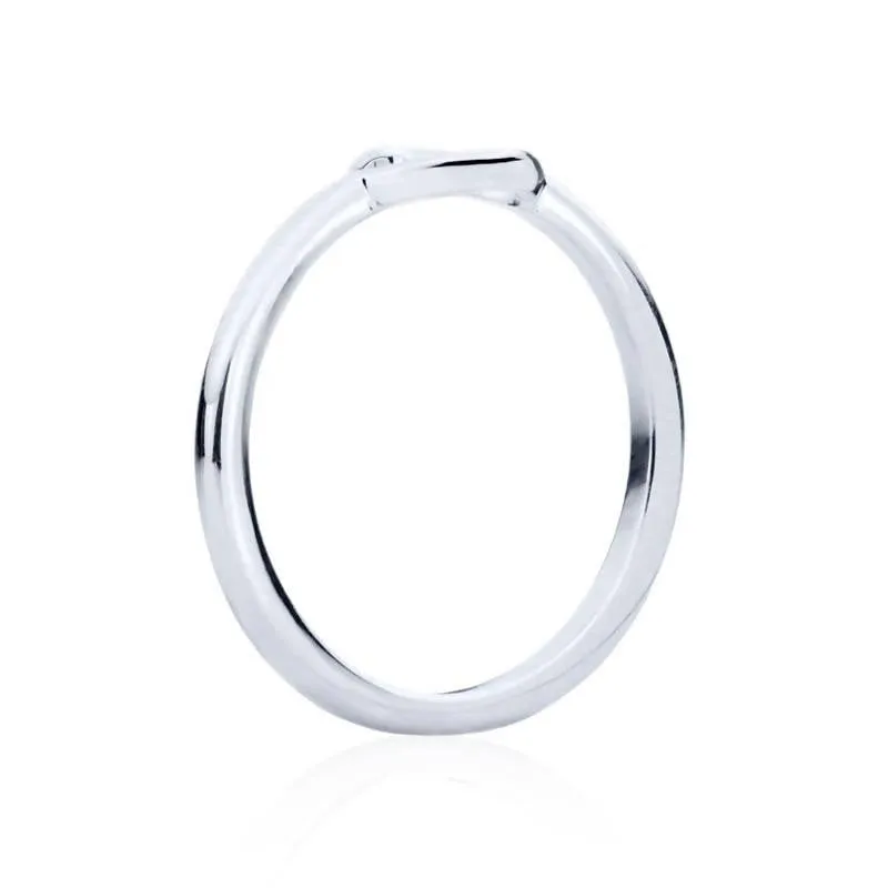 Bague volta en or blanc