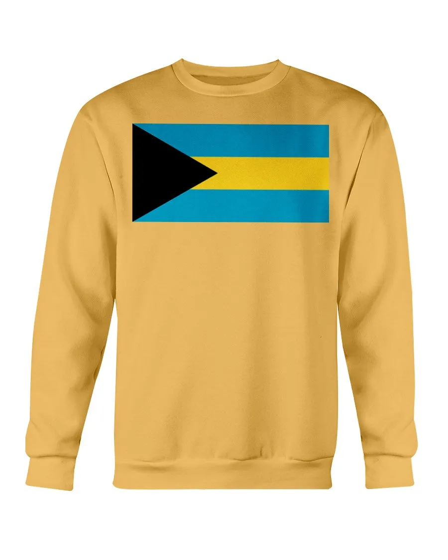 Bahamas Flag Gildan Crewneck Sweatshirt
