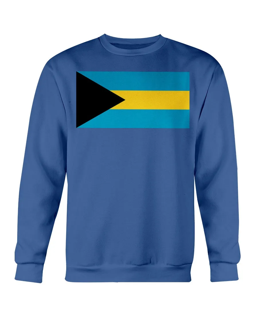 Bahamas Flag Gildan Crewneck Sweatshirt