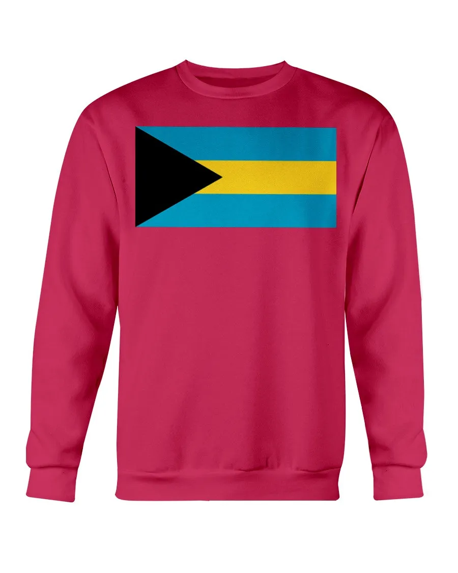Bahamas Flag Gildan Crewneck Sweatshirt