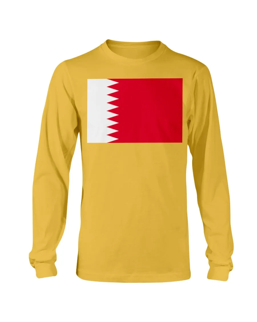 Bahrain Flag Gildan Long Sleeve T-Shirt