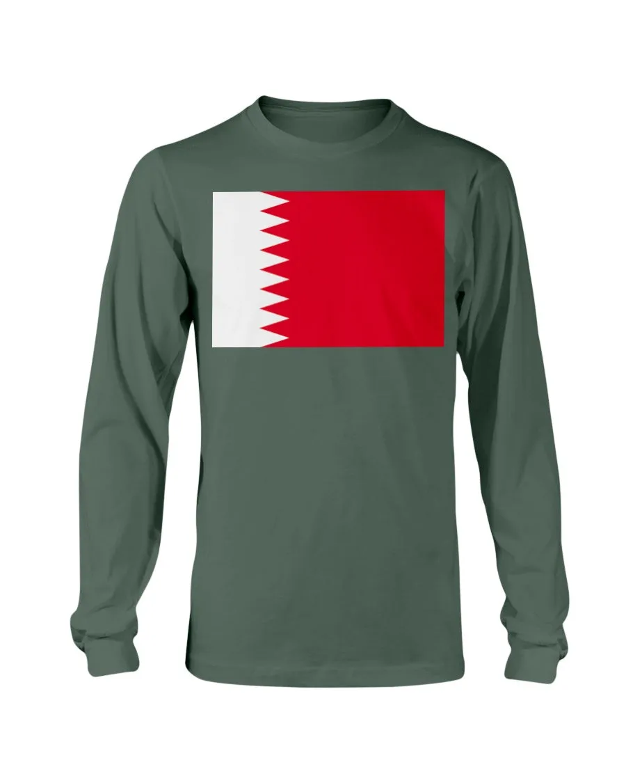 Bahrain Flag Gildan Long Sleeve T-Shirt