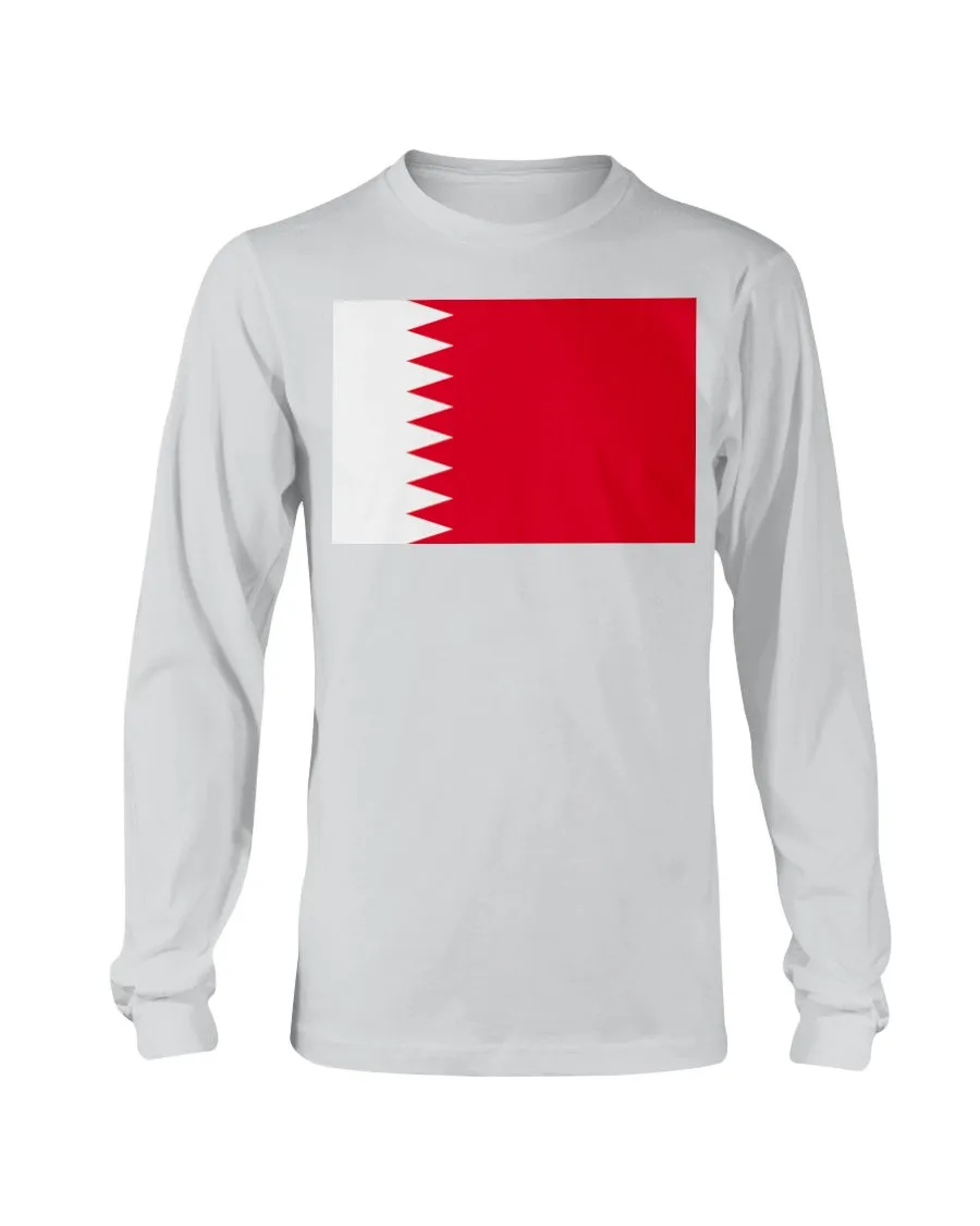 Bahrain Flag Gildan Long Sleeve T-Shirt