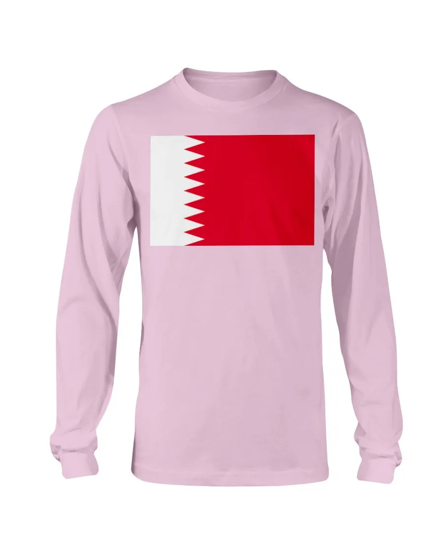 Bahrain Flag Gildan Long Sleeve T-Shirt