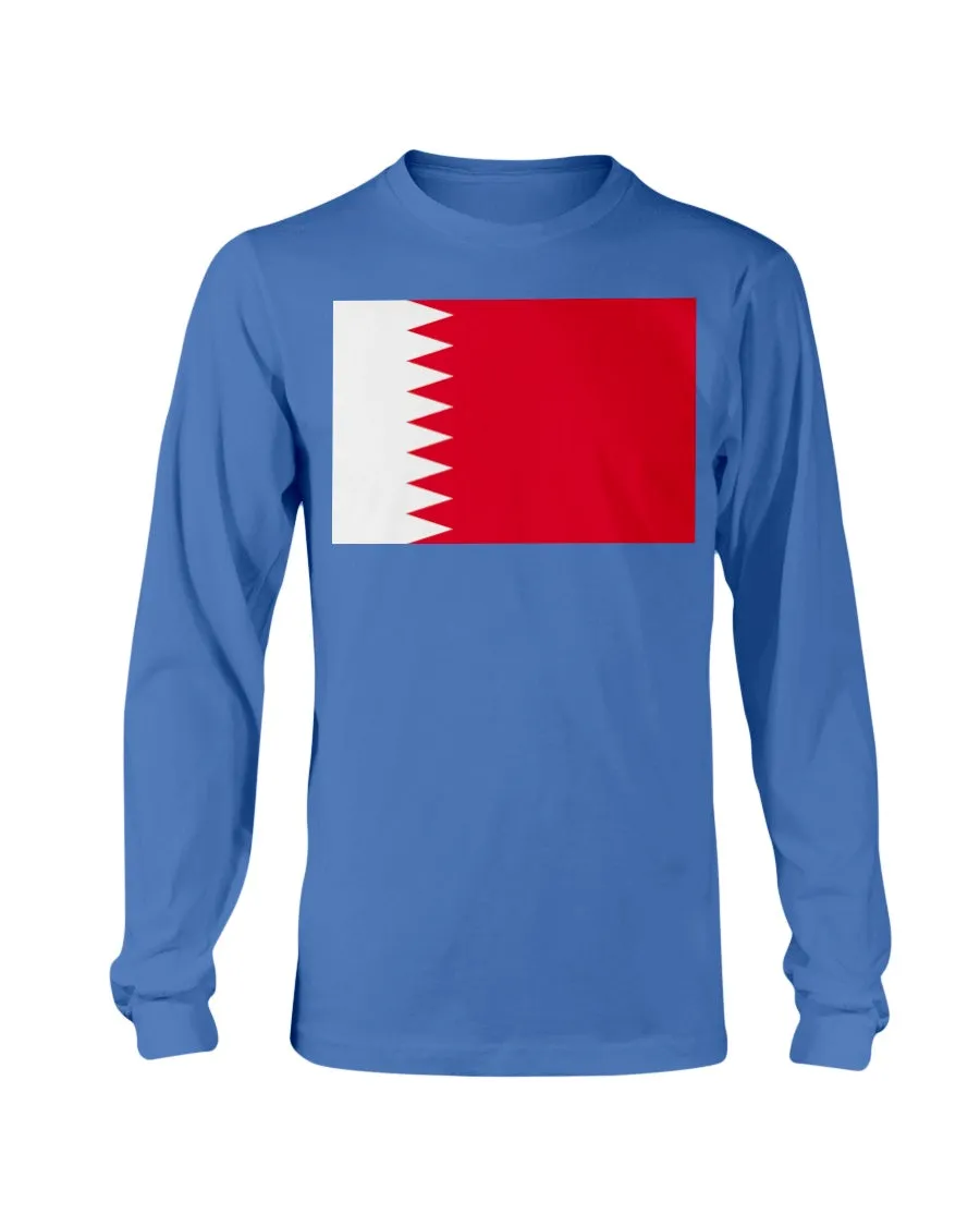 Bahrain Flag Gildan Long Sleeve T-Shirt