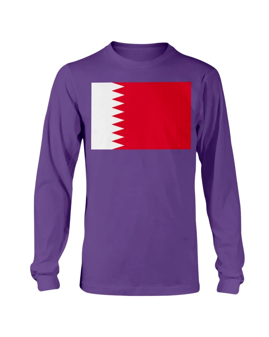 Bahrain Flag Gildan Long Sleeve T-Shirt