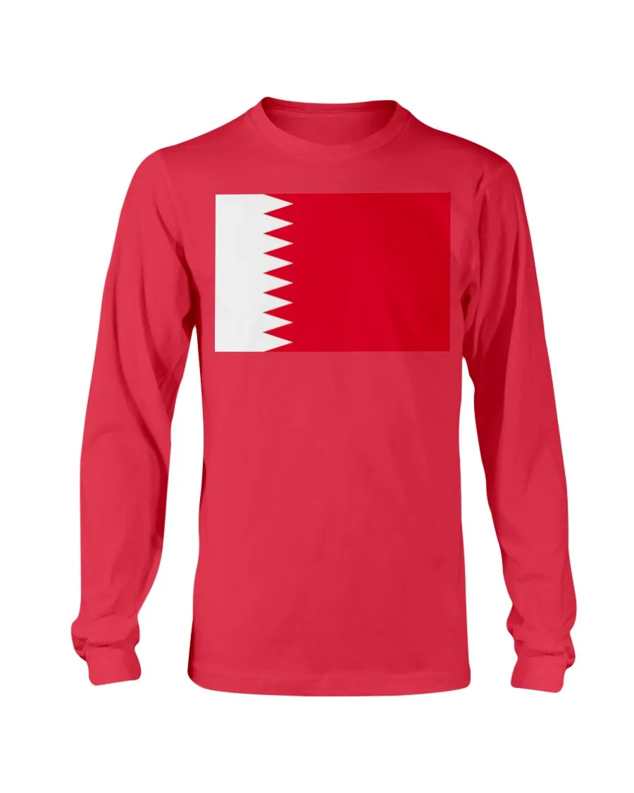 Bahrain Flag Gildan Long Sleeve T-Shirt