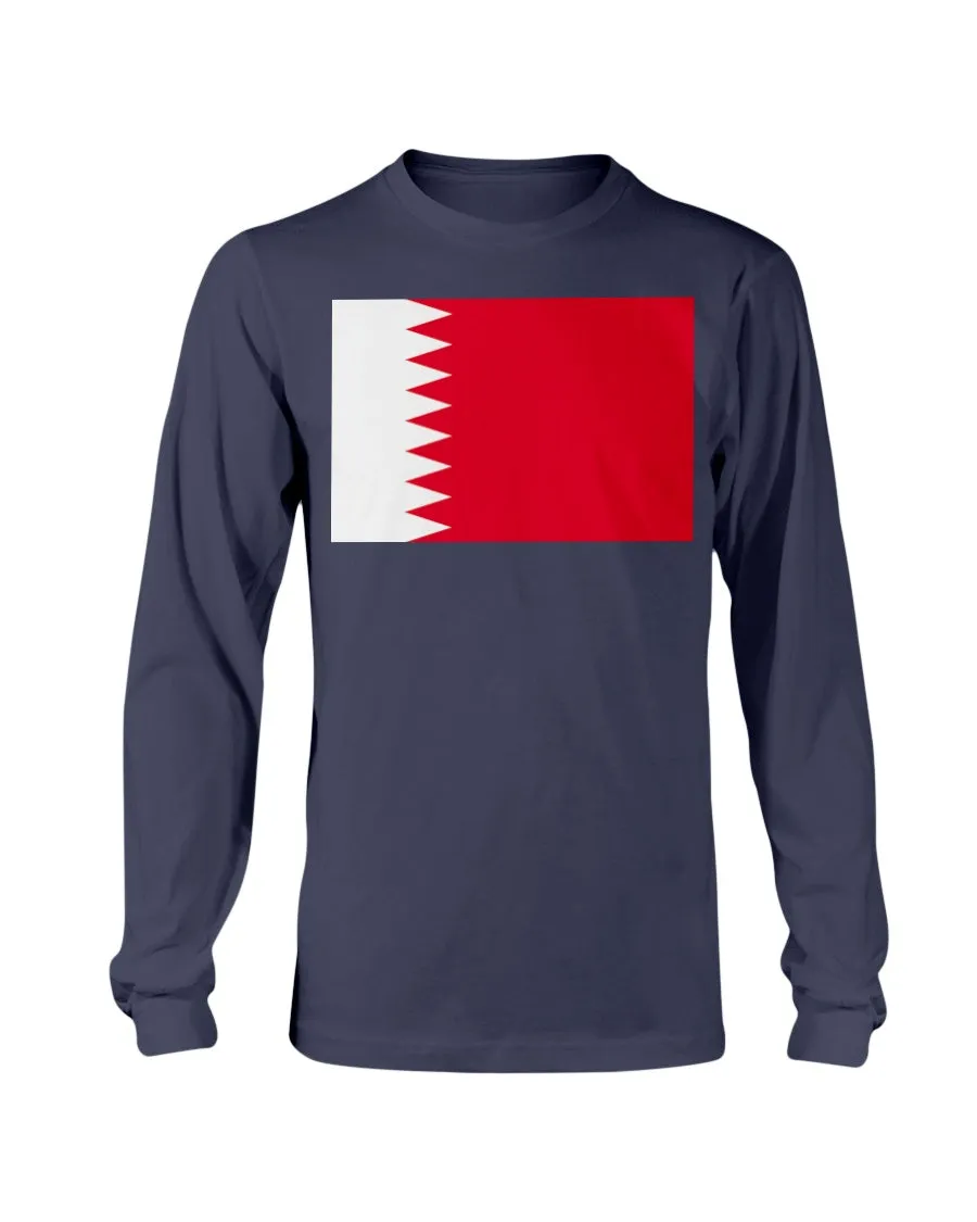 Bahrain Flag Gildan Long Sleeve T-Shirt