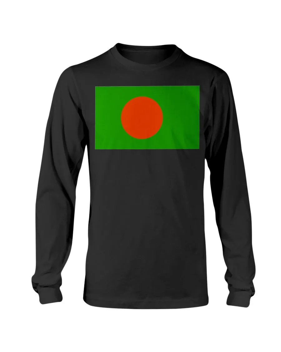Bangladesh Flag Gildan Long Sleeve T-Shirt