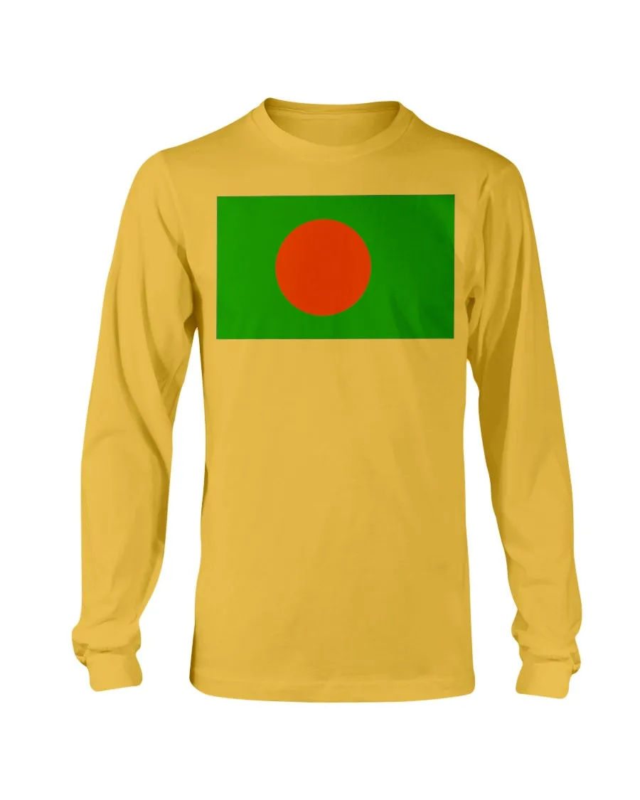 Bangladesh Flag Gildan Long Sleeve T-Shirt