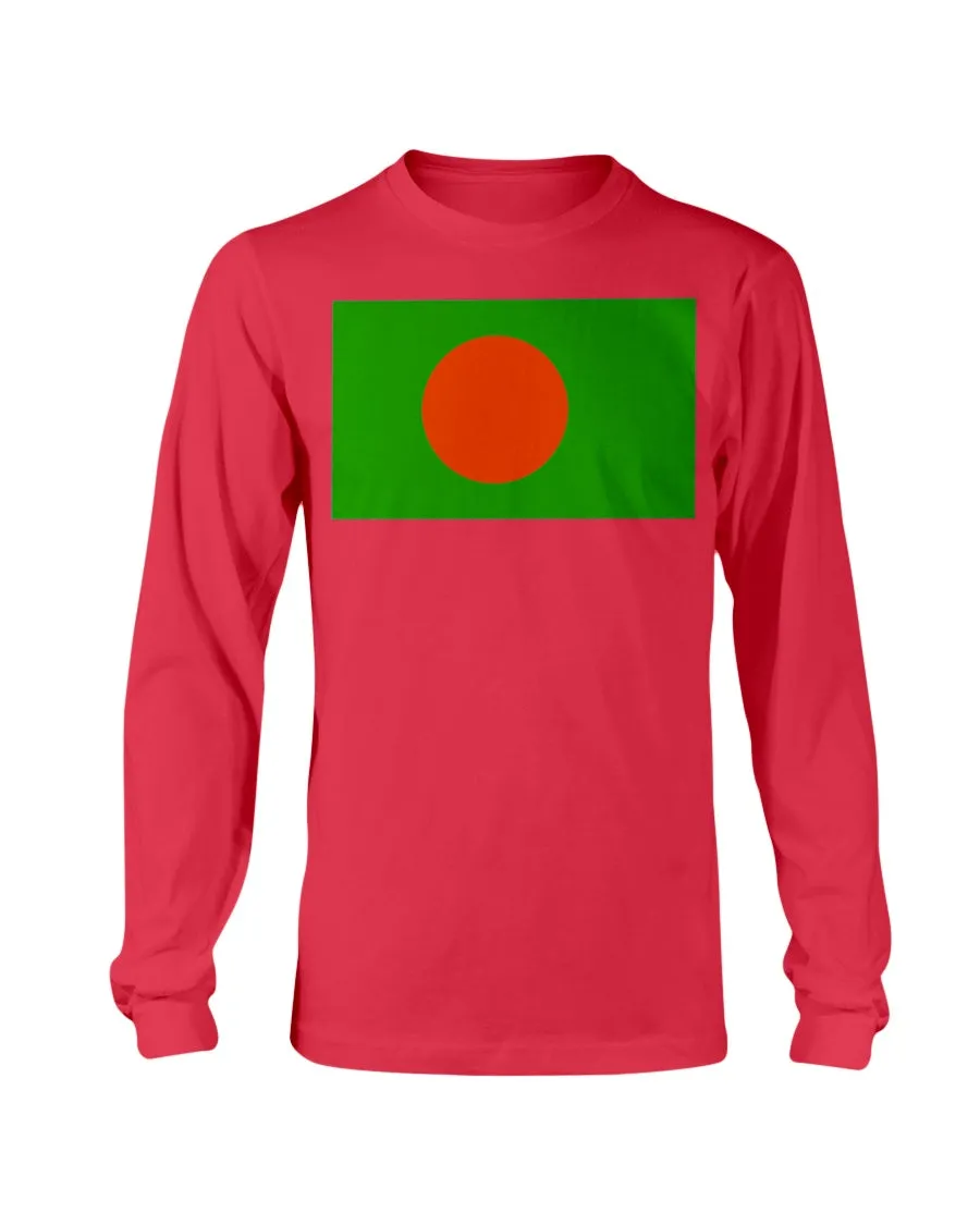 Bangladesh Flag Gildan Long Sleeve T-Shirt