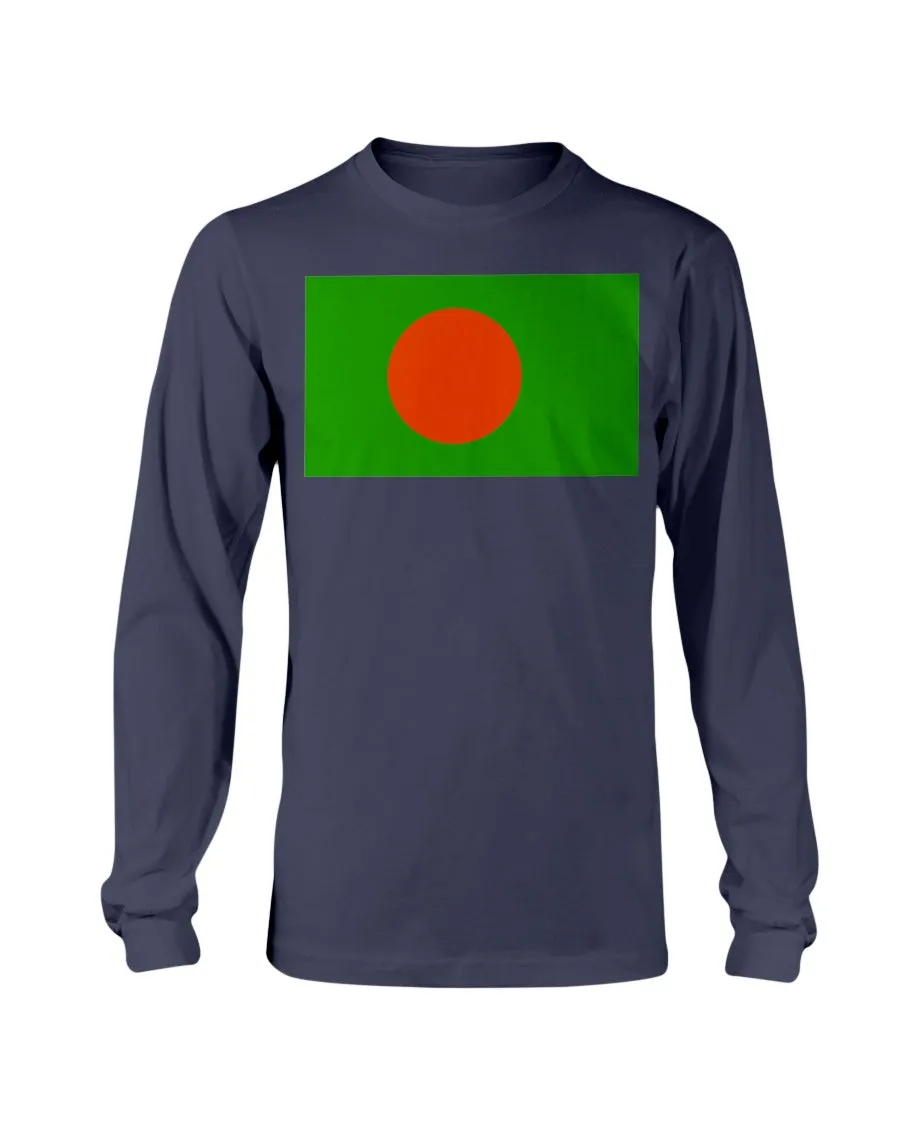 Bangladesh Flag Gildan Long Sleeve T-Shirt