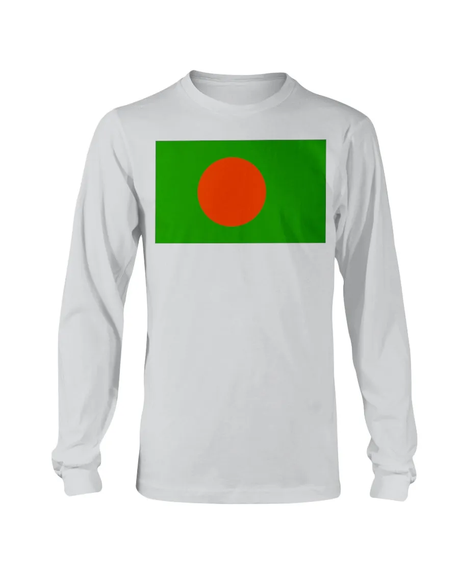 Bangladesh Flag Gildan Long Sleeve T-Shirt