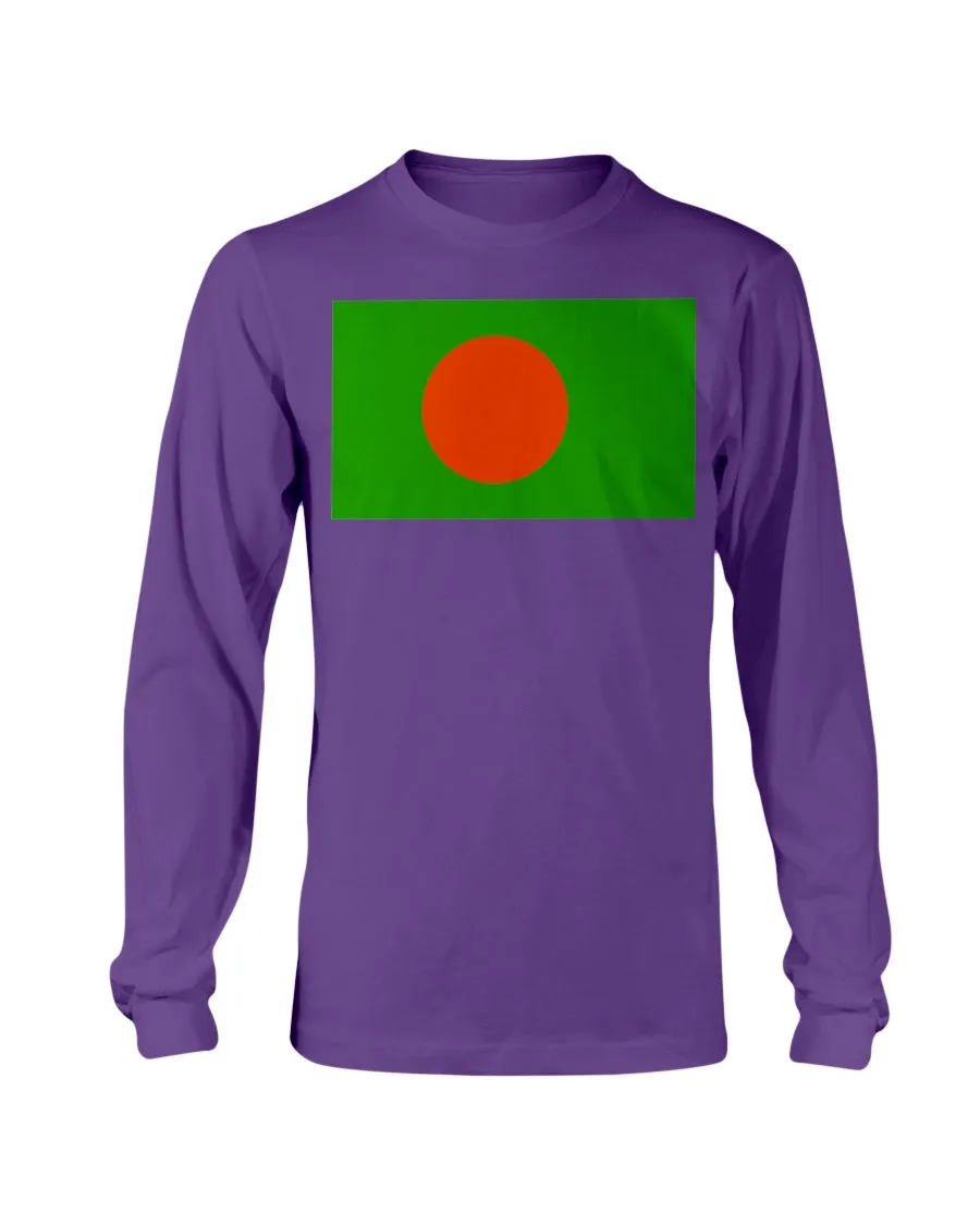 Bangladesh Flag Gildan Long Sleeve T-Shirt
