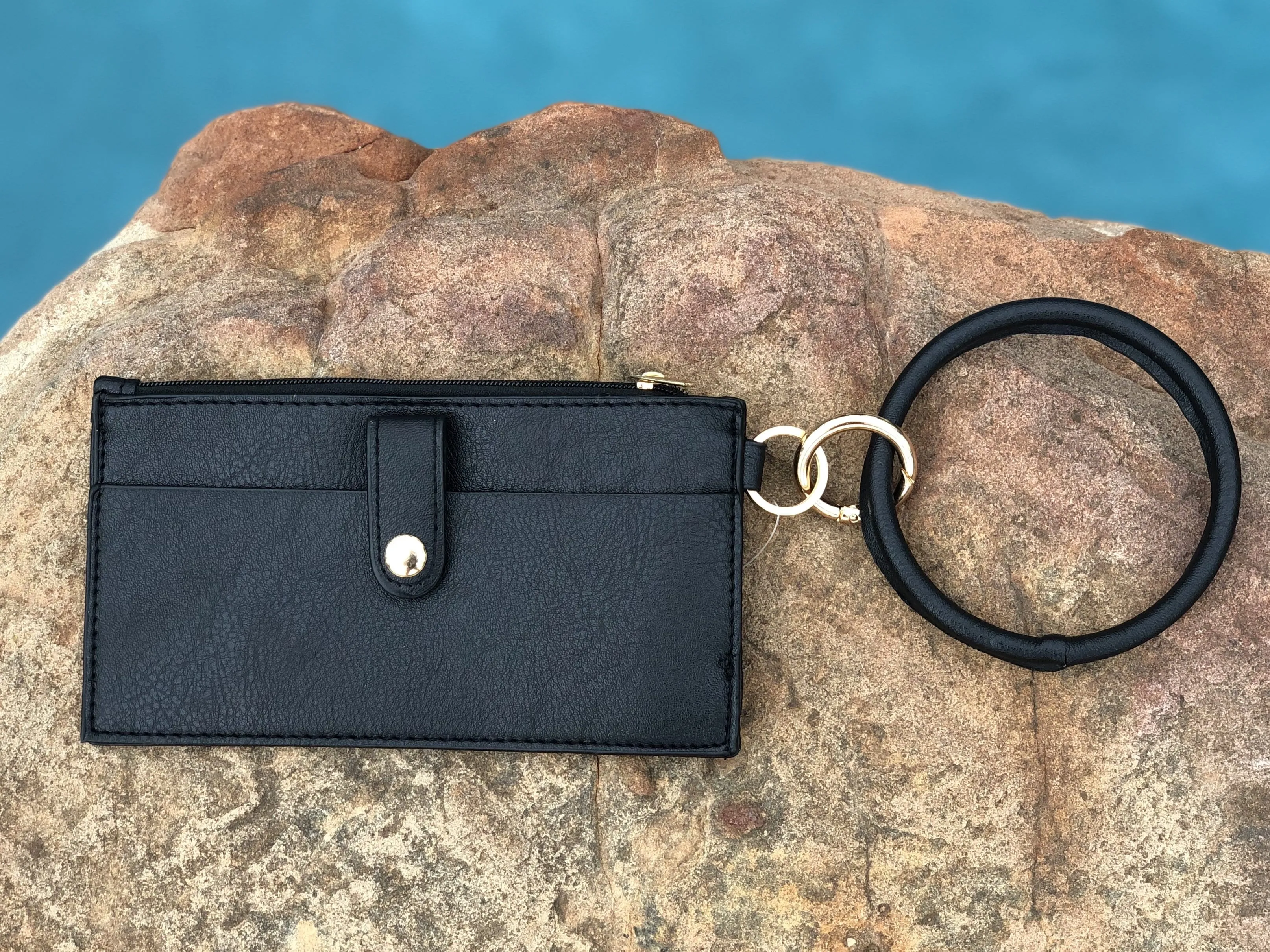 Bangle Wristlet  - Black