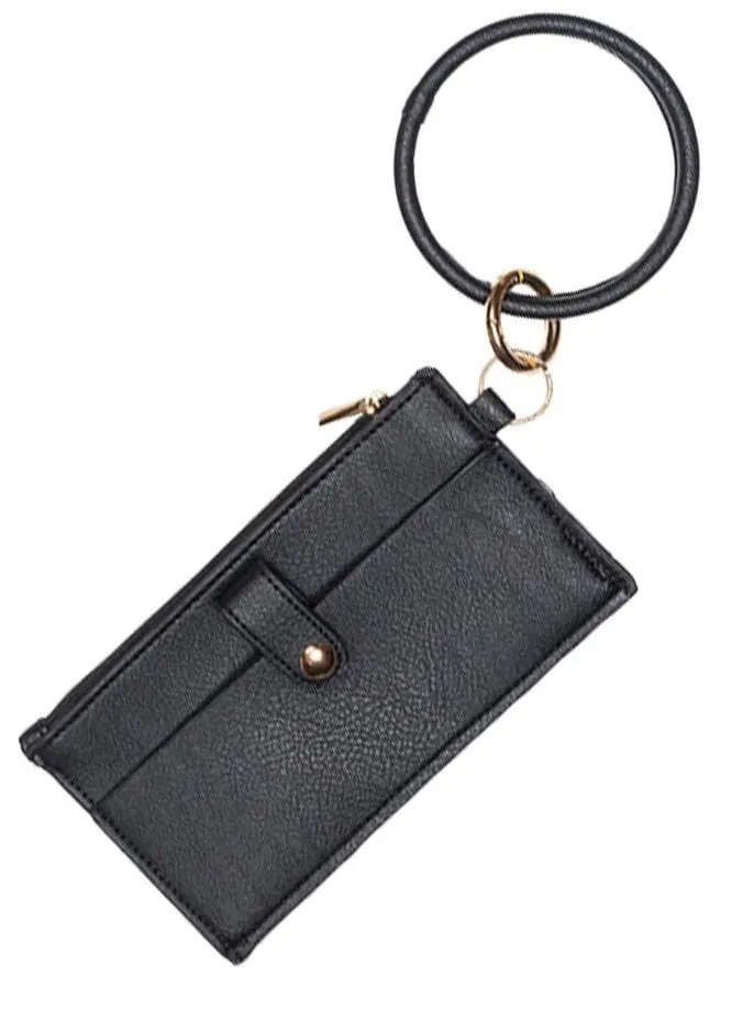 Bangle Wristlet  - Black