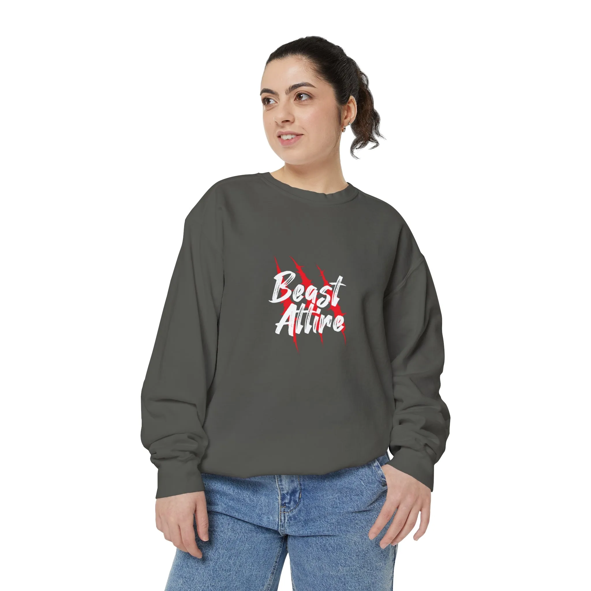 Beast Attire Unisex Garment-Dyed Sweatshirt