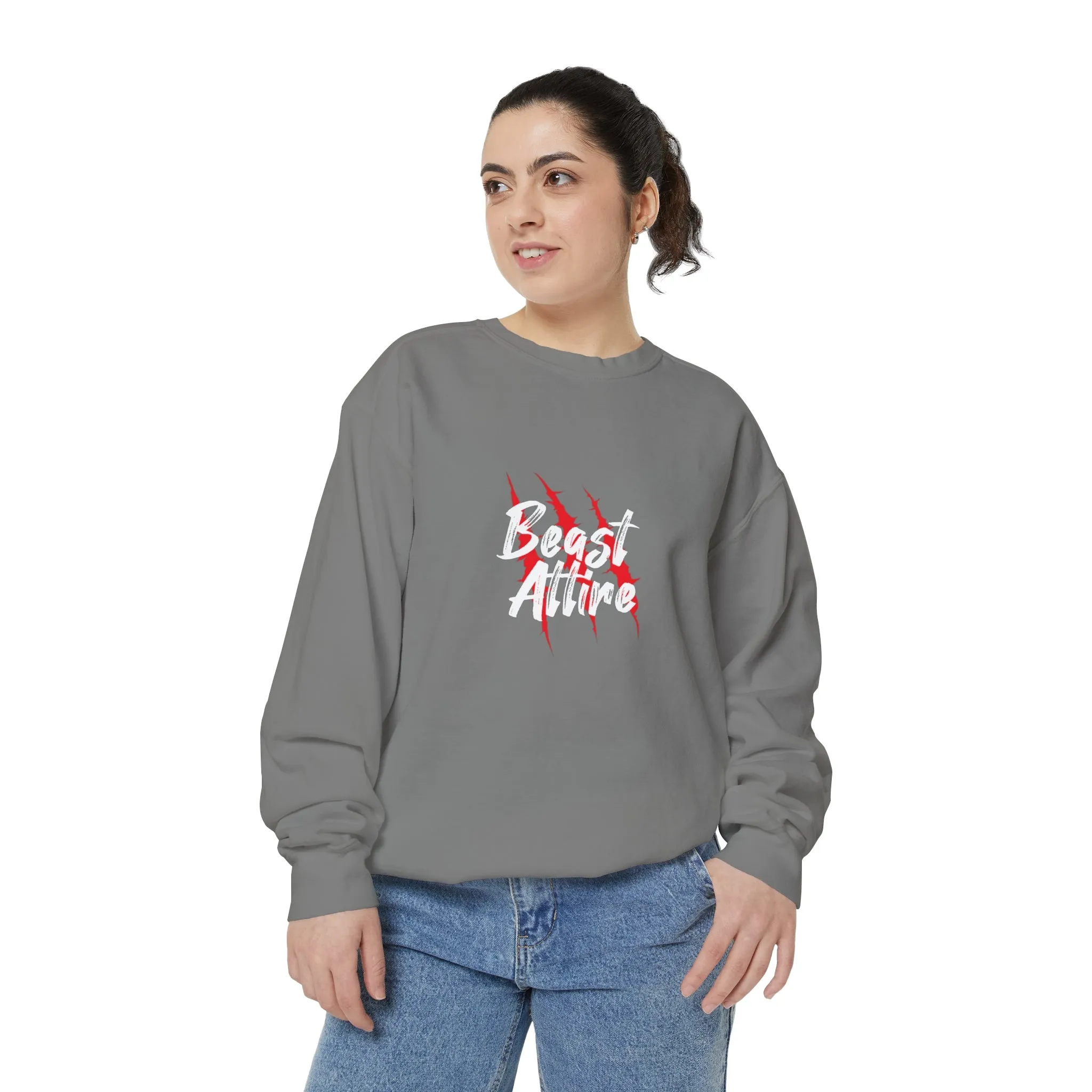 Beast Attire Unisex Garment-Dyed Sweatshirt