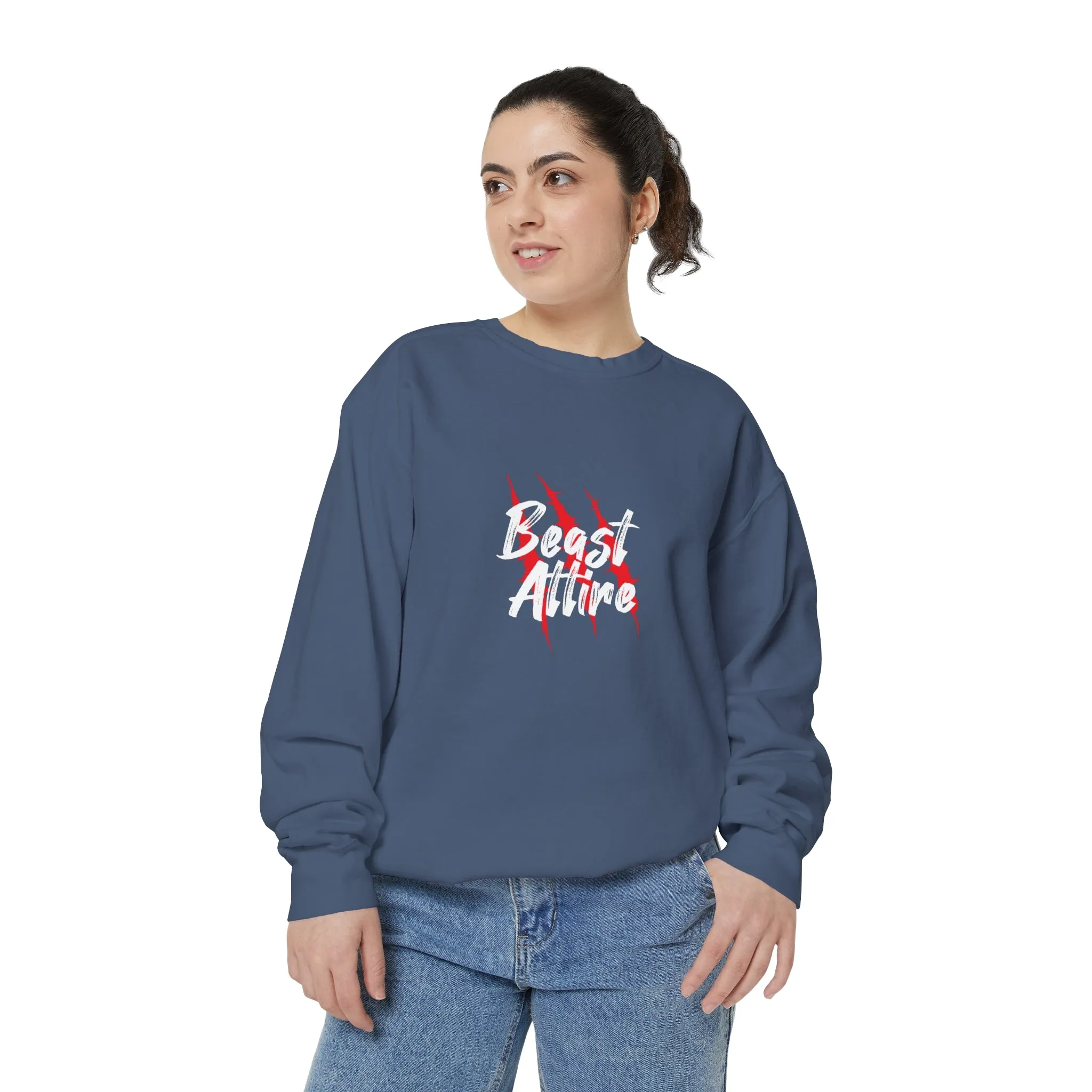 Beast Attire Unisex Garment-Dyed Sweatshirt