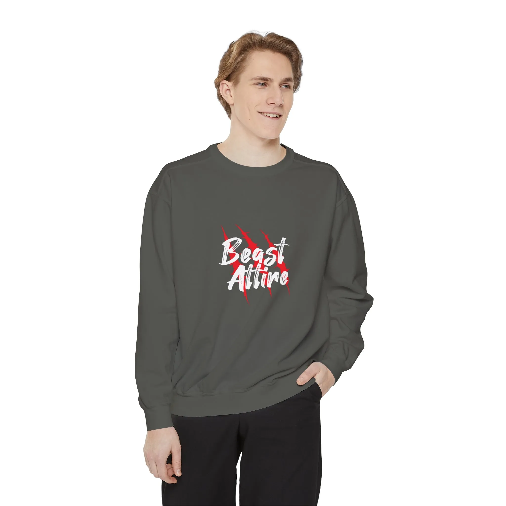 Beast Attire Unisex Garment-Dyed Sweatshirt